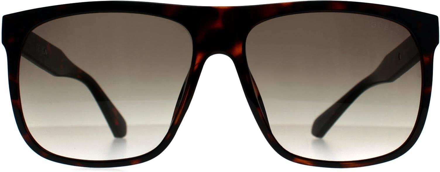 Guess GF5072 52P dunkle havannabraune Sonnenbrille mit Farbverlauf