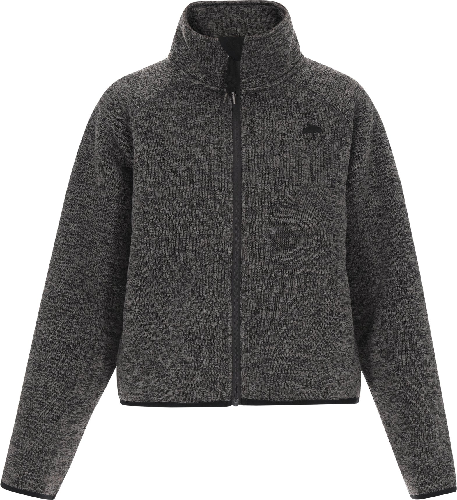 Schmuddelwedda Jacke Frauen dunkelgrau meliert