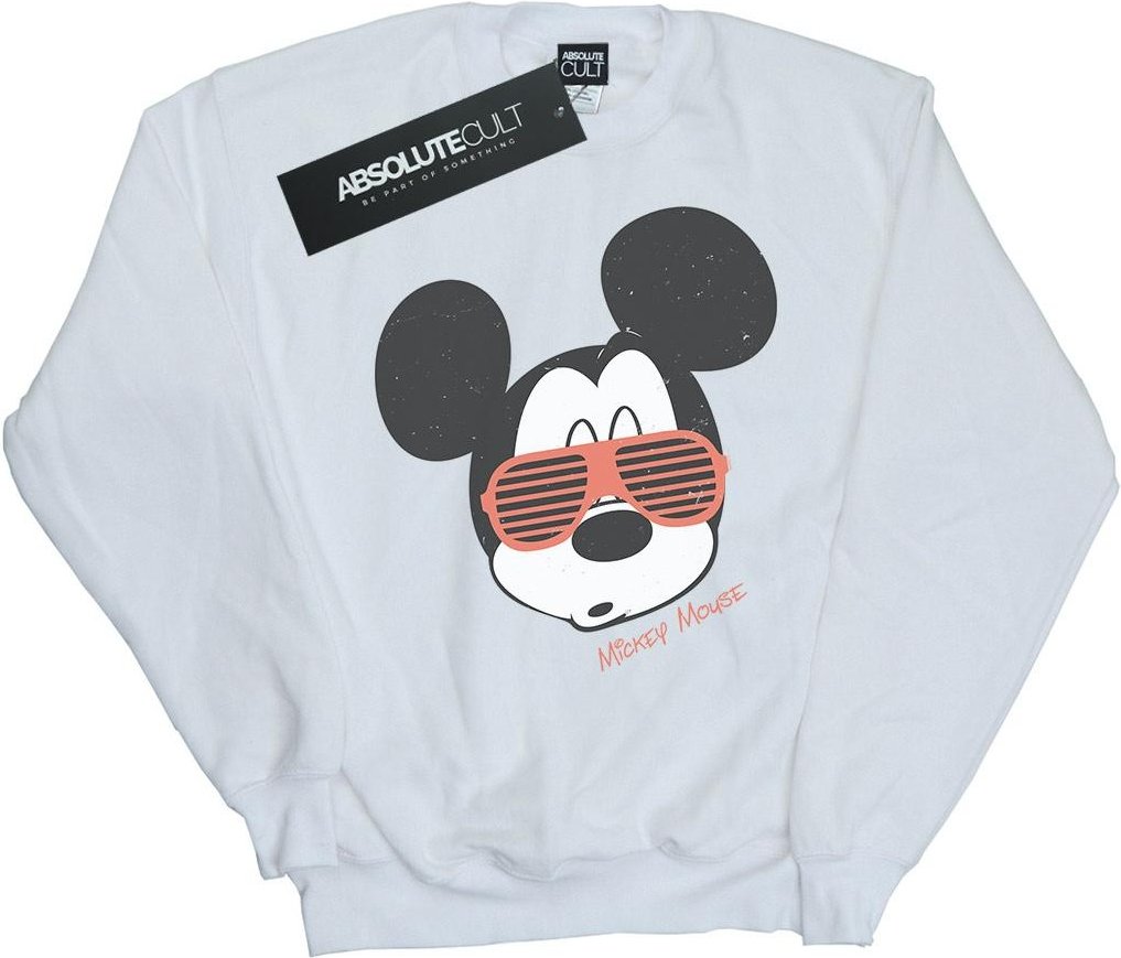 Disney - "Mickey Mouse Sunglasses" Sweatshirt für Herren (Weiß)
