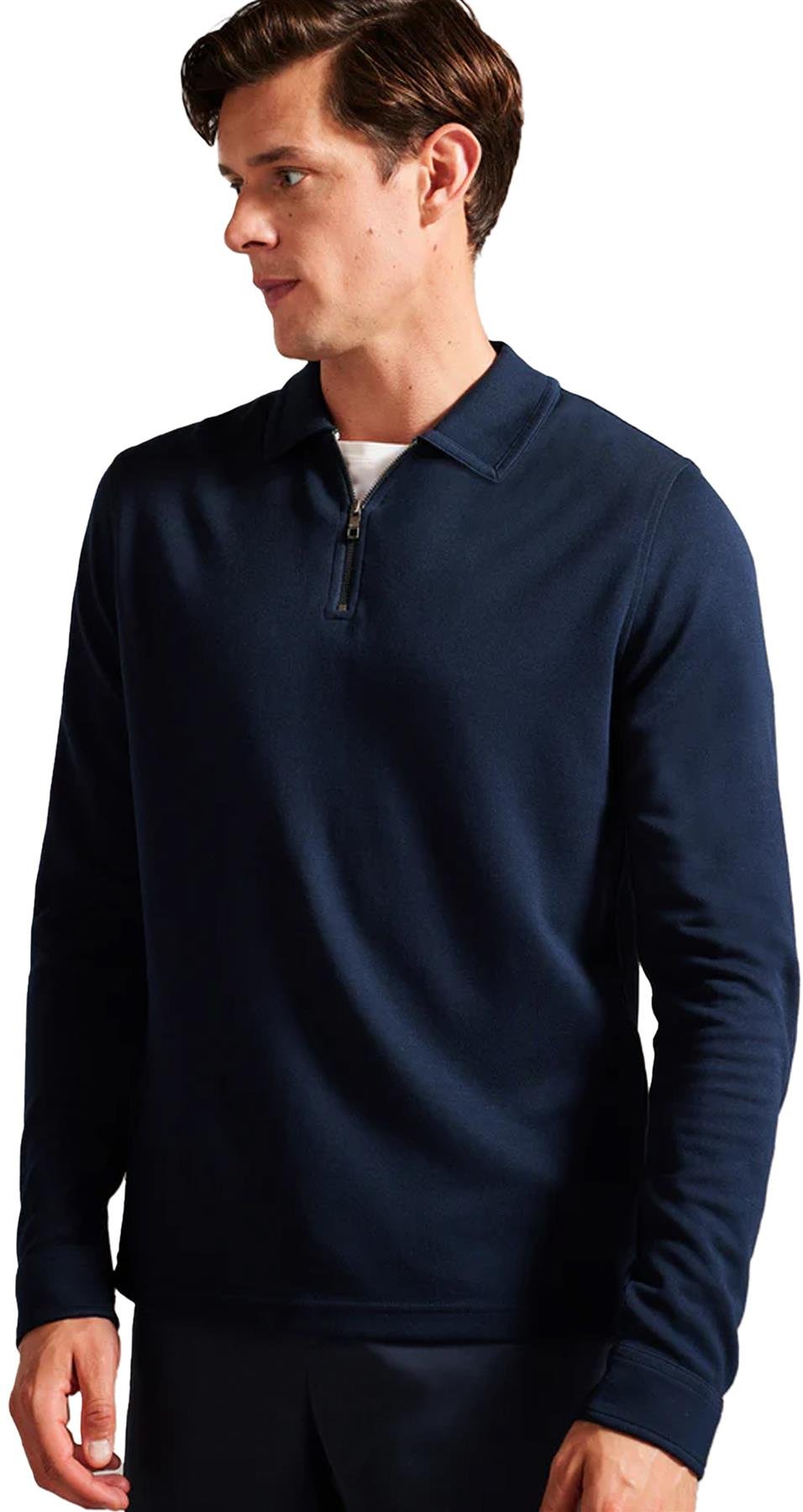 Ted Baker | Herren Langarm-Poloshirt - Karpol
