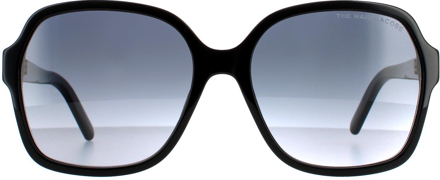 Marc Jacobs Square Womens Black Dark Grey Gradient Sonnenbrille