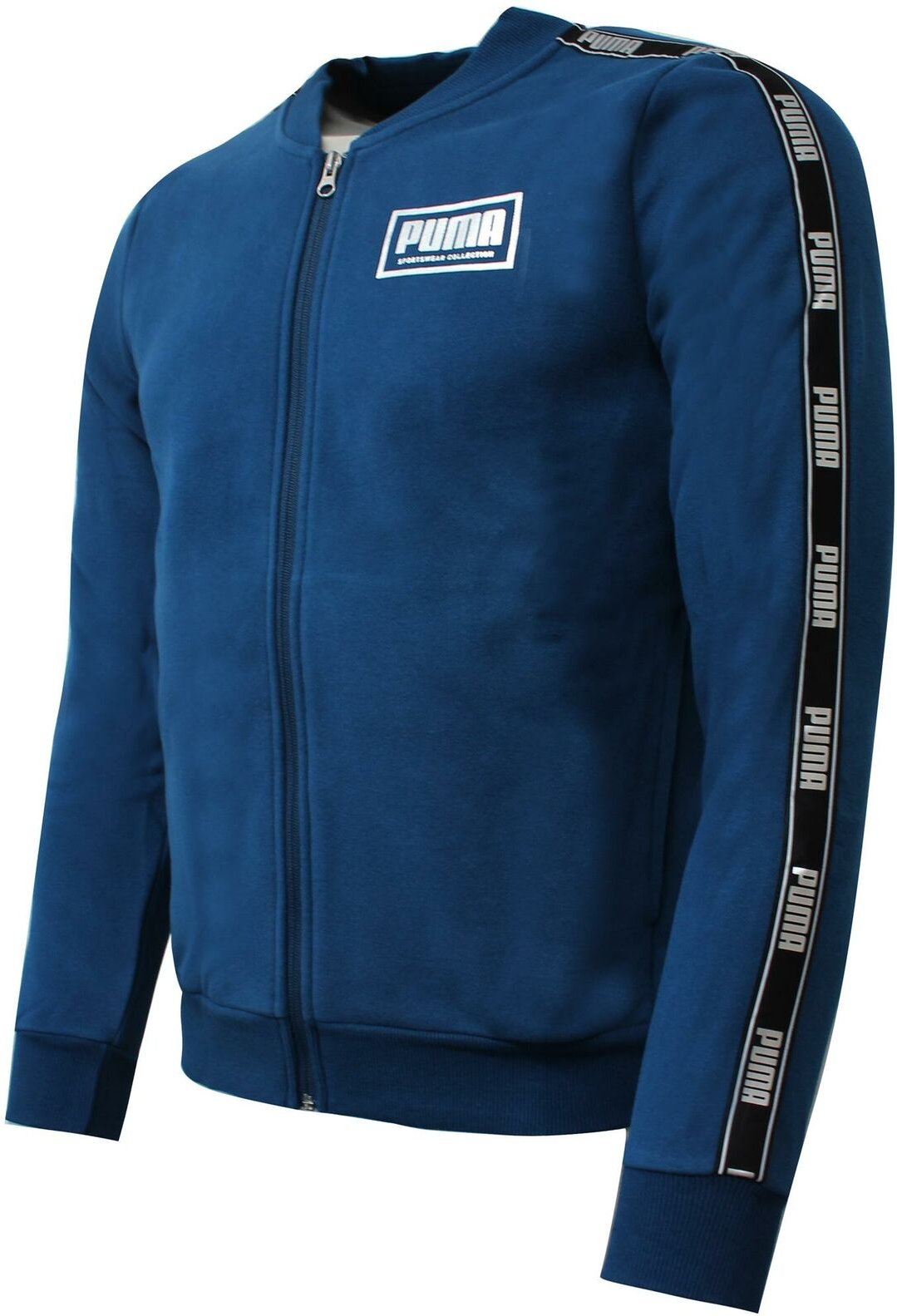 Puma Holiday Pack Bomber Jacket Daped Logo Blue Track Top 581767 38