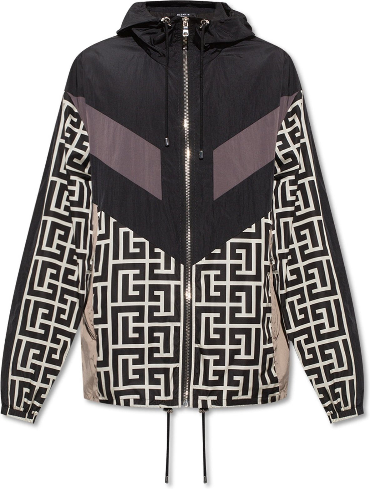 Balmain Nylon-Monogrammjacke