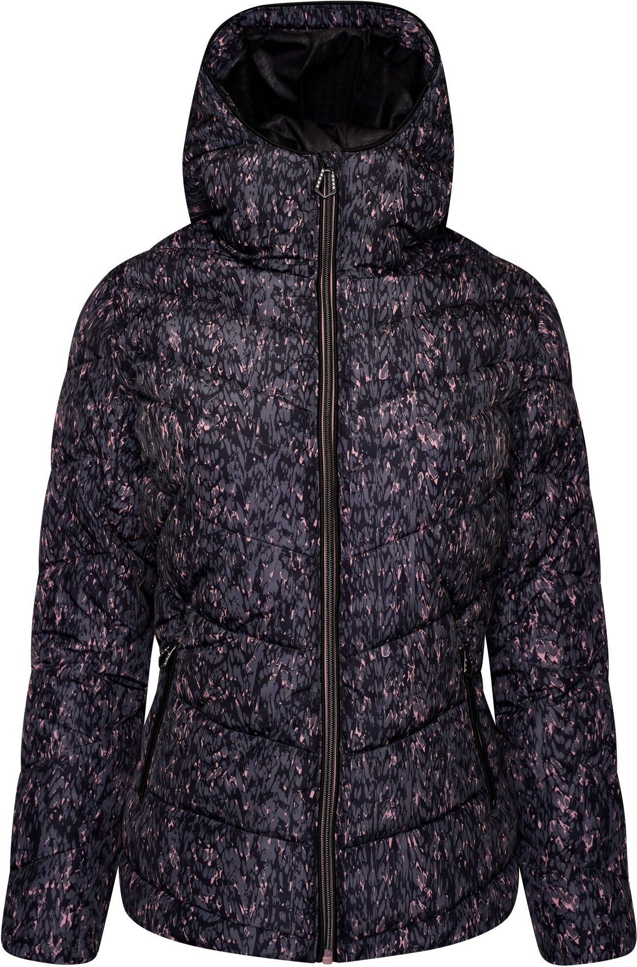 Dare 2B Womens/Ladies Reputable Embellished Padded Jacket (Powder Pink Wave)