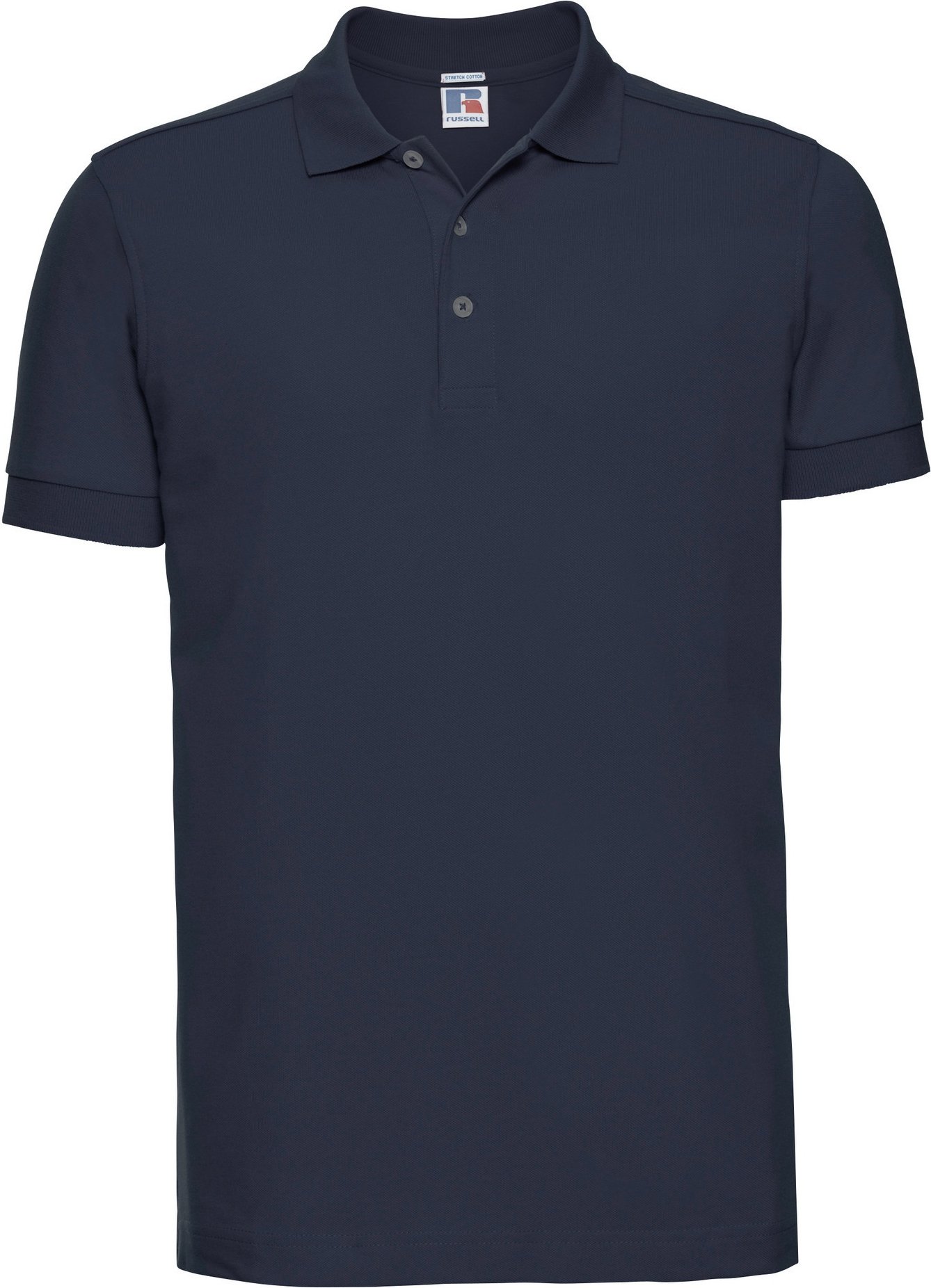 Russell Herren Stretch Kurzarm-Poloshirt (French Navy)
