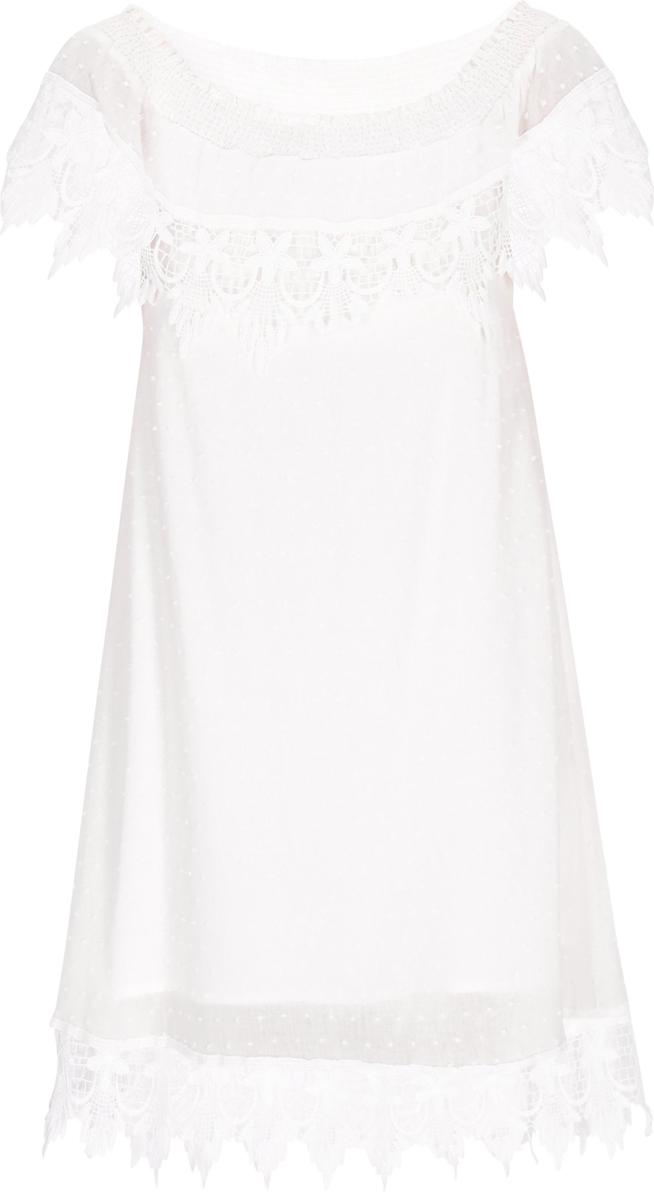 IZIA Kleid Frauen Weiß