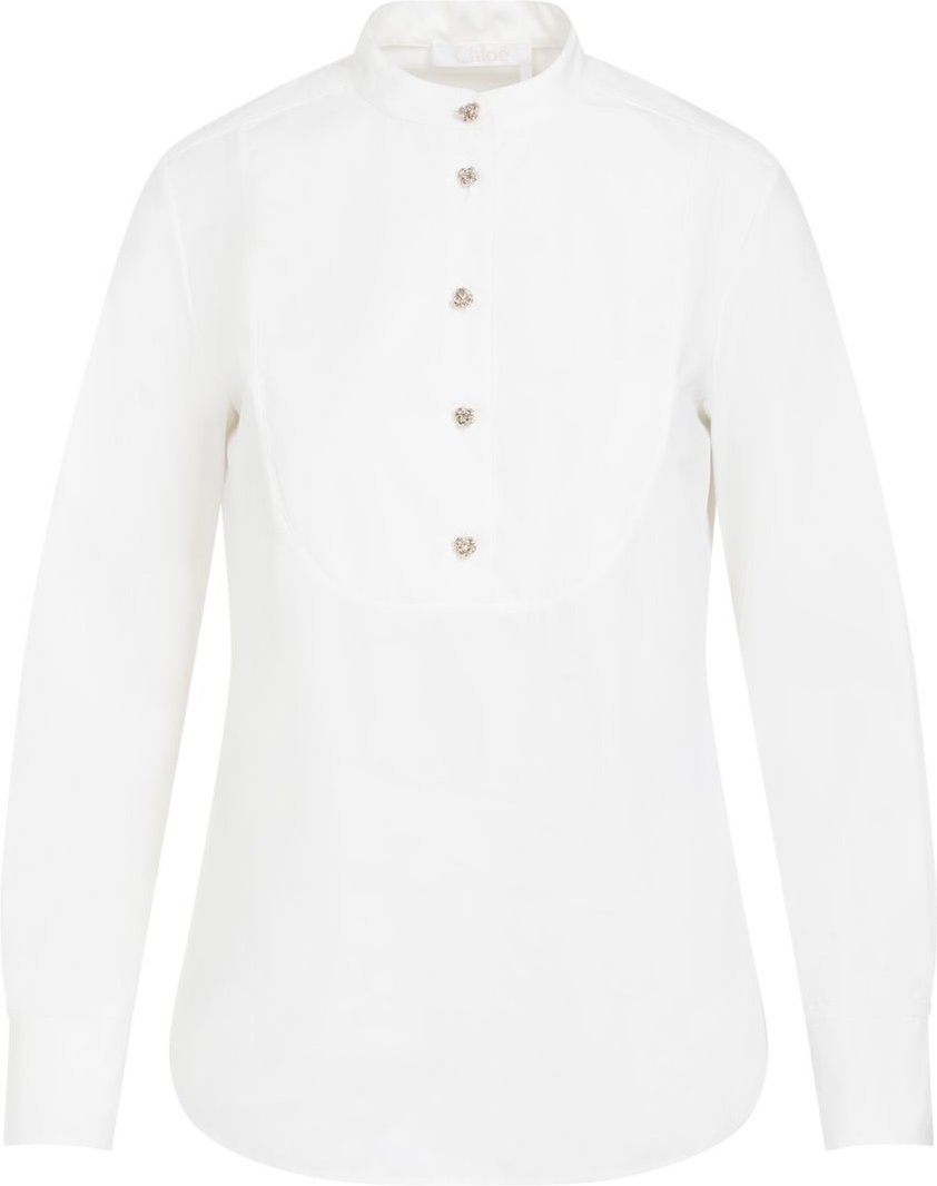 Baumwoll-Popeline-Hemd