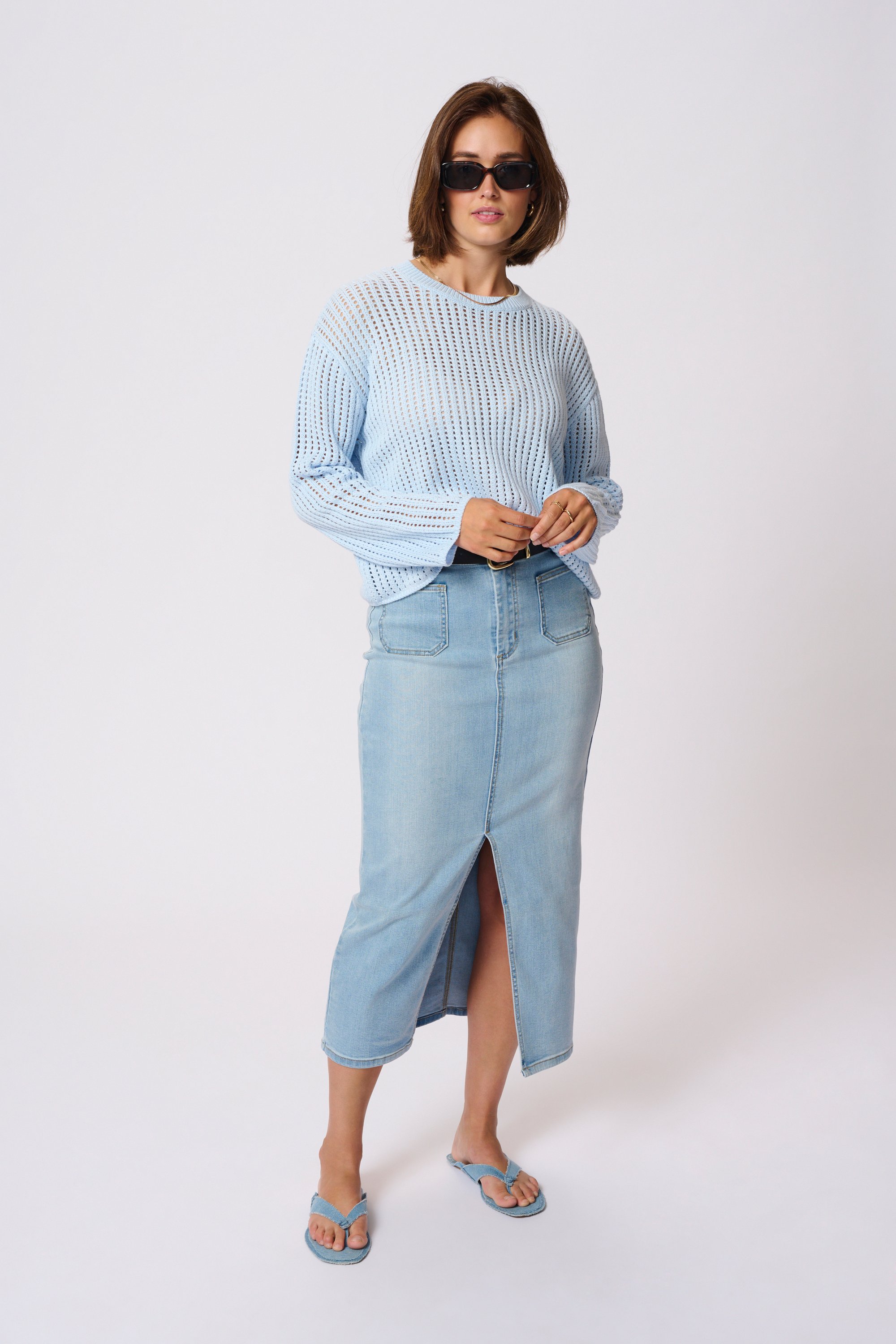 Thumbnail - Strickpullover KAsolar Regular fit blue