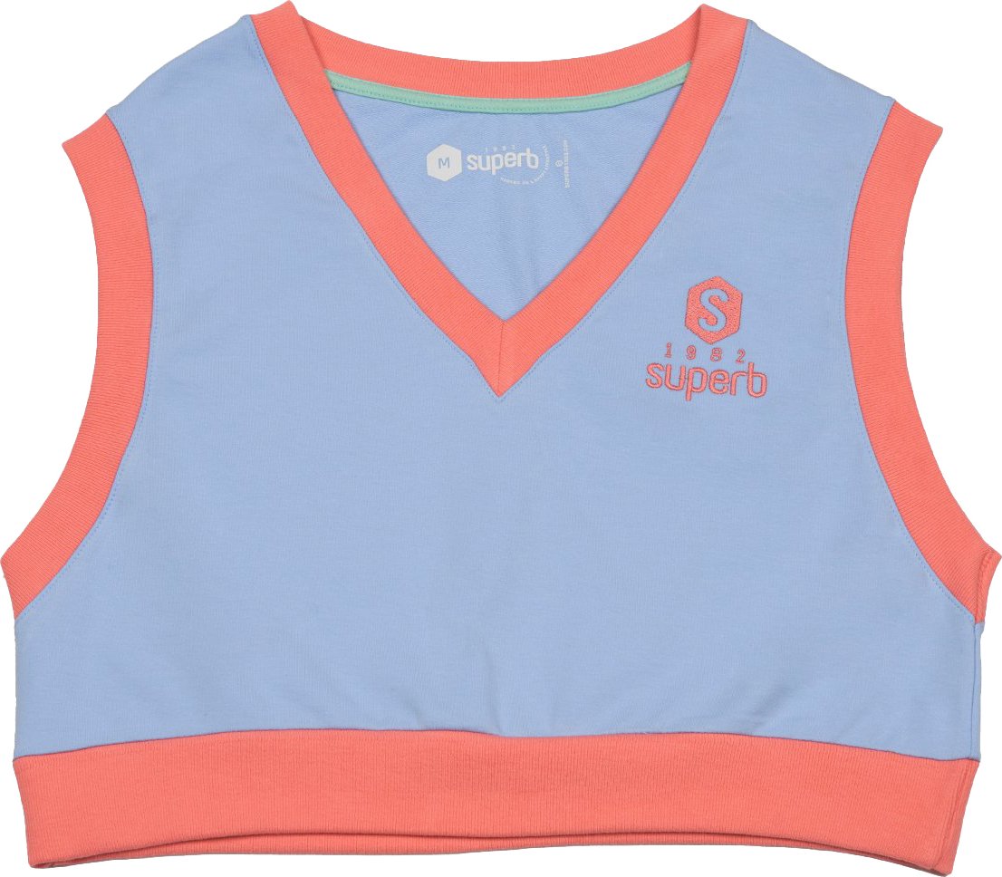 Be Happy RSC-S2101 Ärmelloses Damen-Top mit V-Ausschnitt