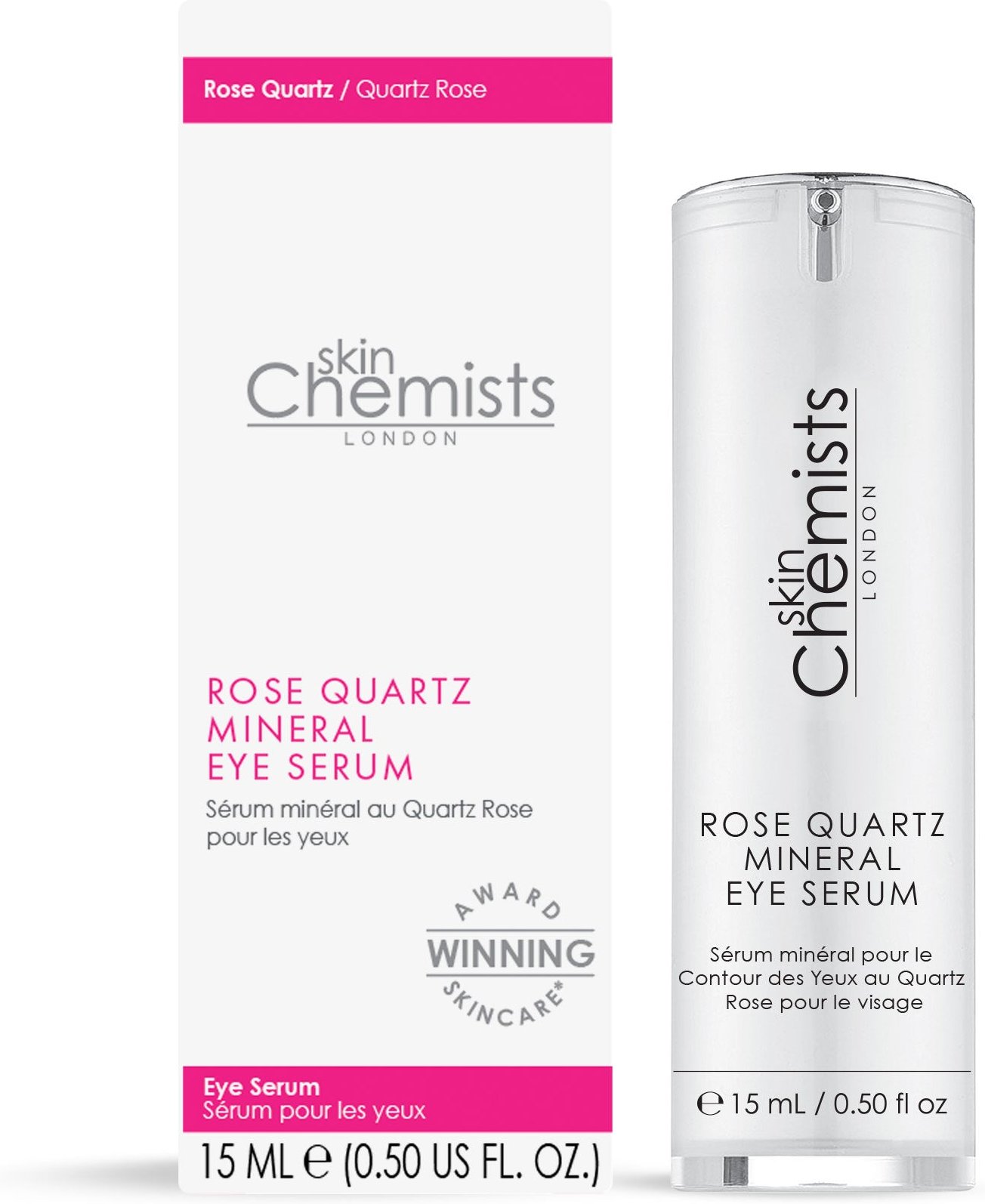 skinChemists Rose Quartz Mineral Augenserum 15ml