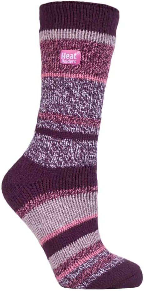 Heat Holders - Gemusterte warme Damen-Winter-Thermosocken 4-8 UK