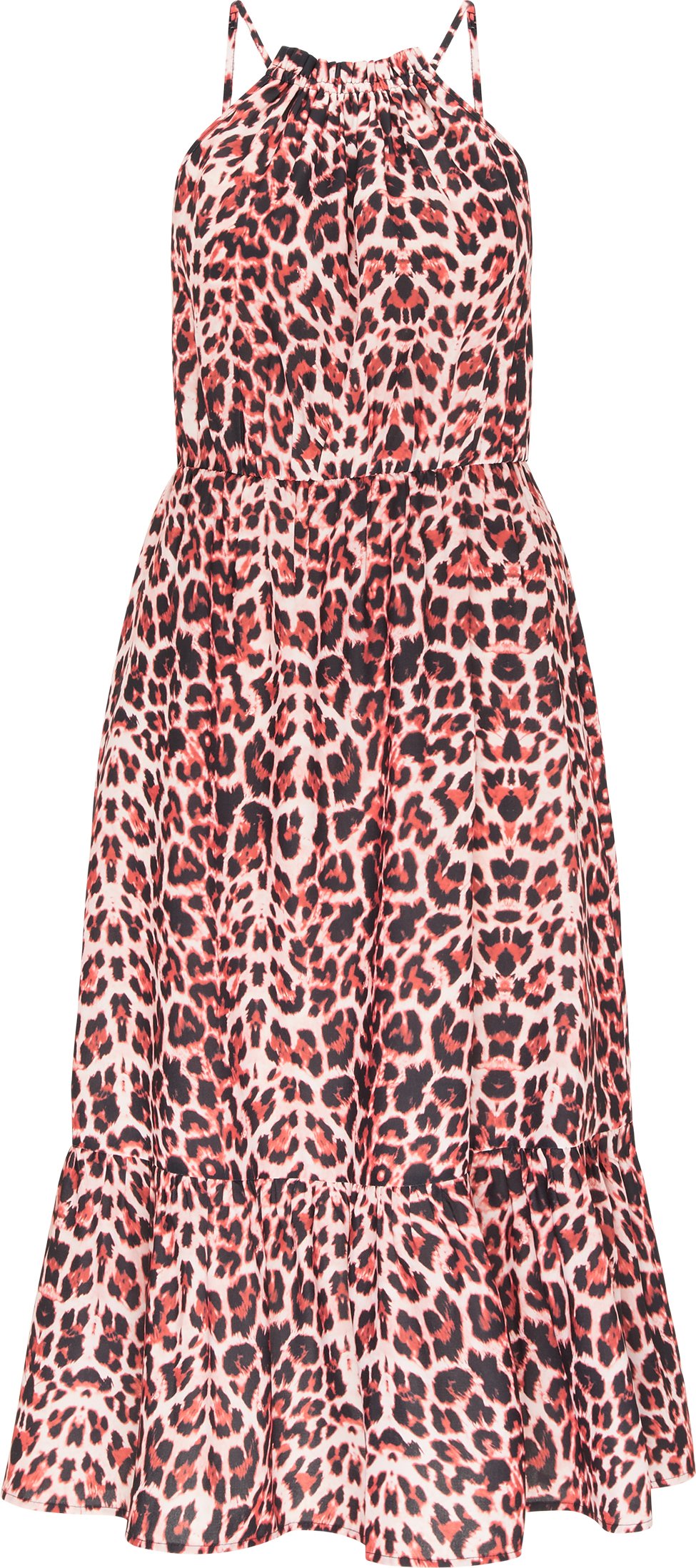 Faina Midikleid Damen Roter Löwe