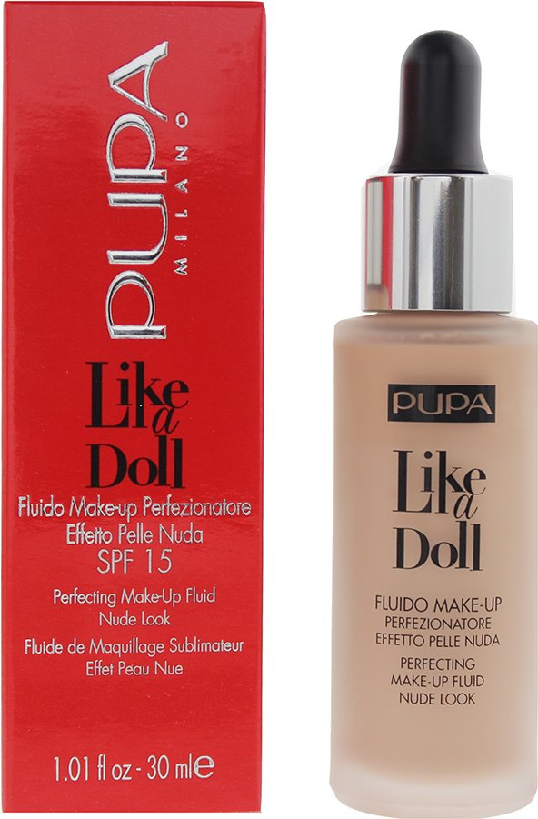 Pupa Like A Doll 020 Hellbeige Flüssige Foundation 30ml