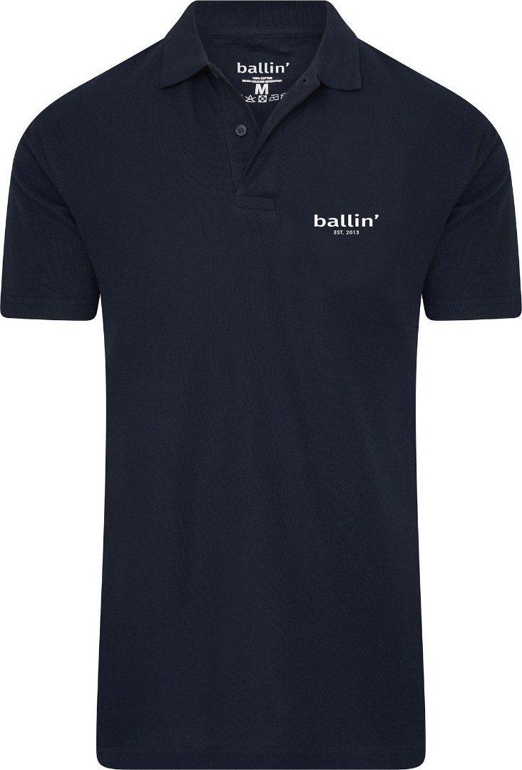Basic Polo von Ballin Est. 2013 in der farbe Blau und in größe S.