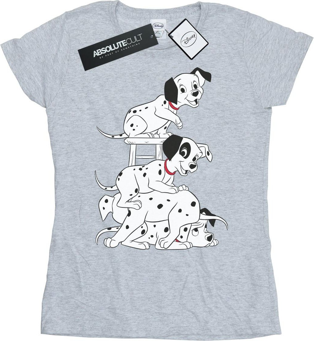 Disney - "101 Dalmatians Chair" T-Shirt für Damen (Grau)