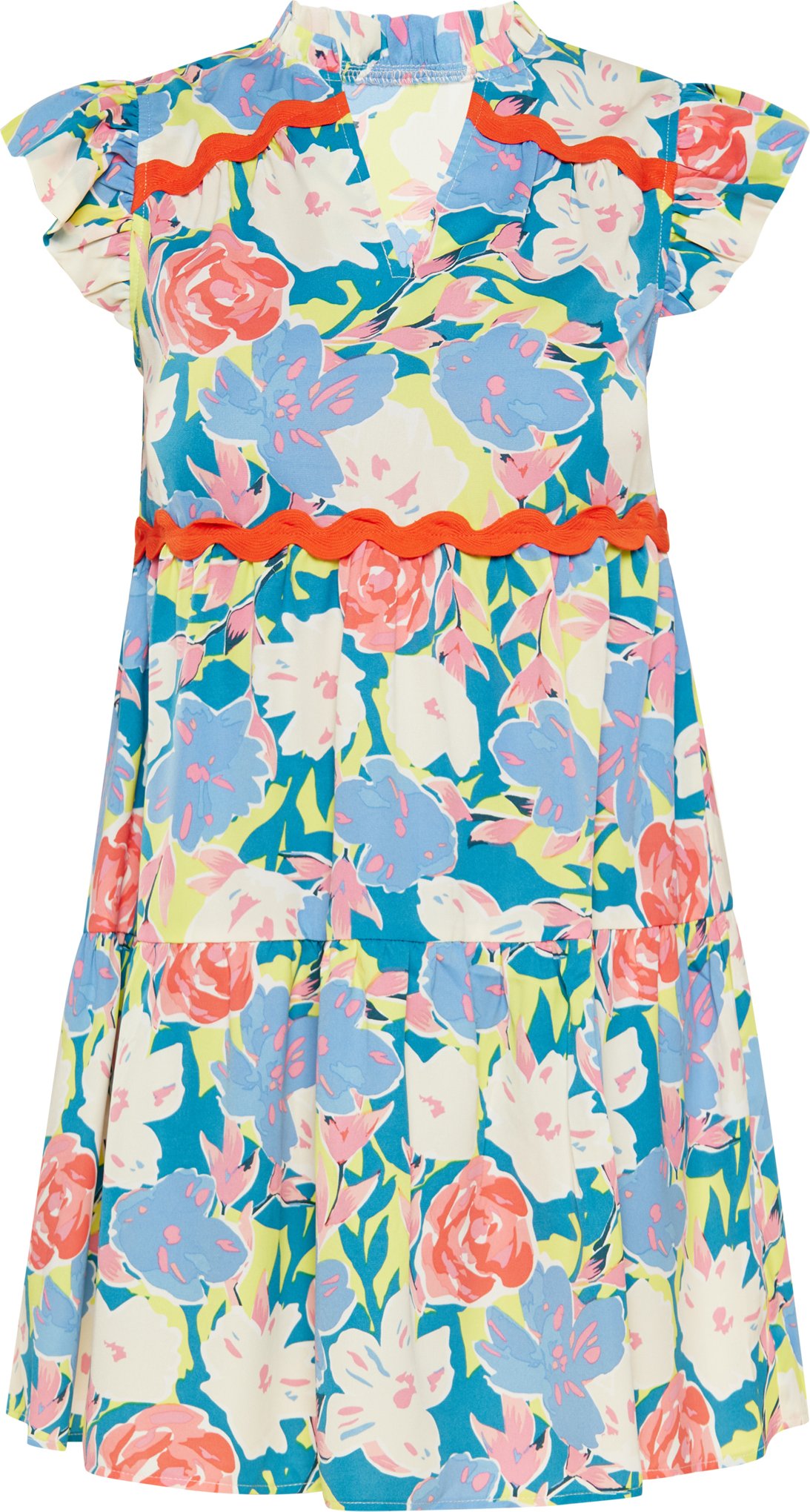 usha Kleid Frauen blau mehrfarbig