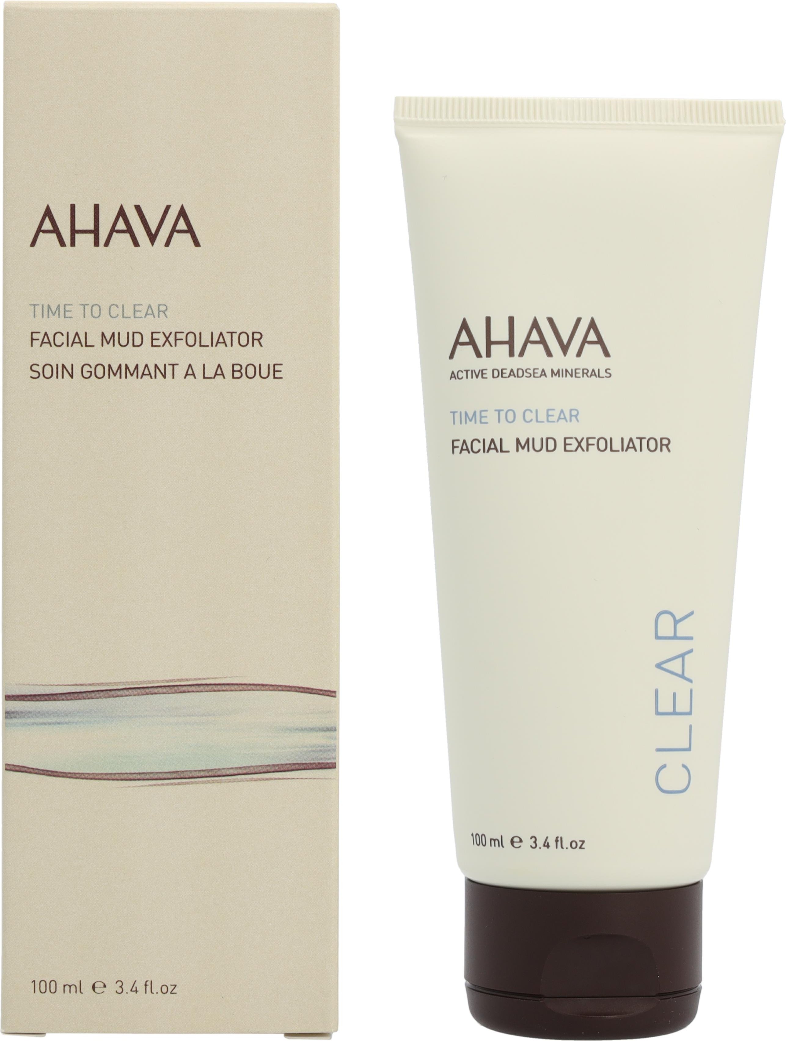Ahava Time To Clear Facial Mud Exfoliator 100ml.