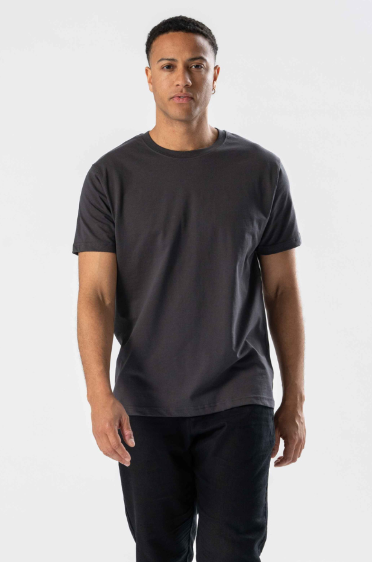 Normales T-Shirt – Grau