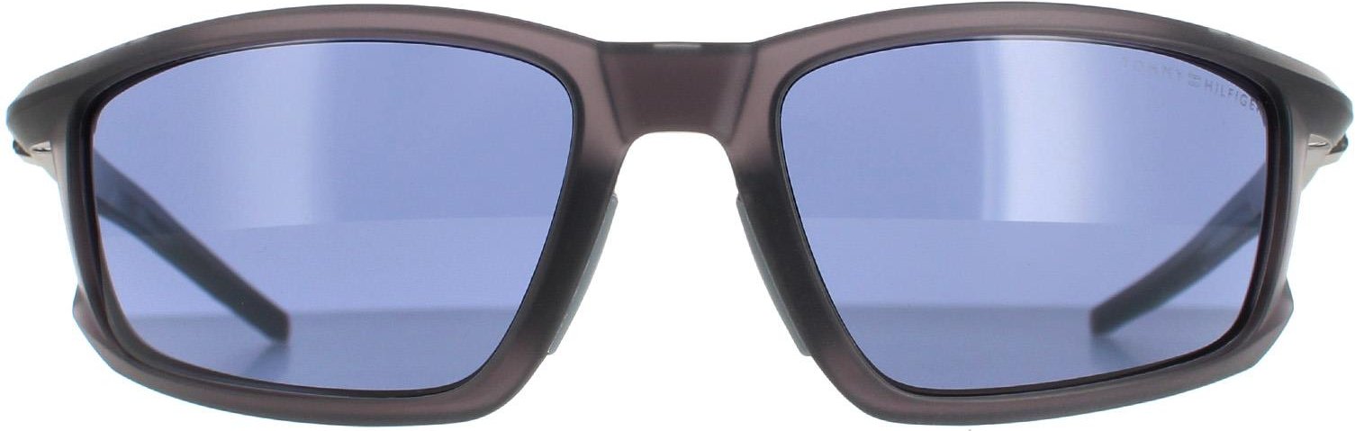 Thumbnail - Tommy Hilfiger Rectangle Mens Matte Grau Blau TH 1914/S