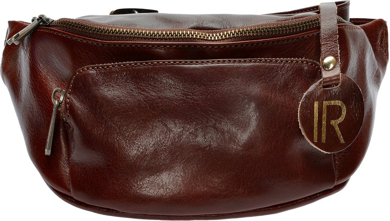 Isabella Rhea dunkelrote Lederhandtasche