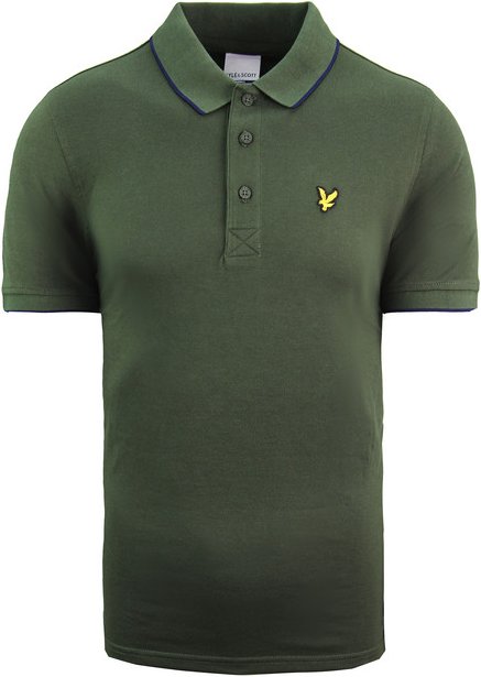 Lyle & Scott Golf Tipped Herren Poloshirt grün