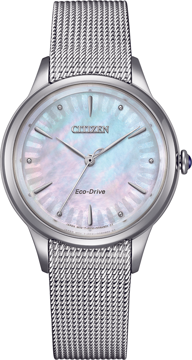 Citizen L Serie Damen Silberne Uhr EM1150-86D