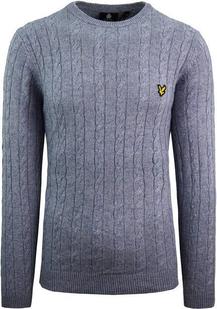 Lyle & Scott Zopfstrickpullover für Herren in Blau