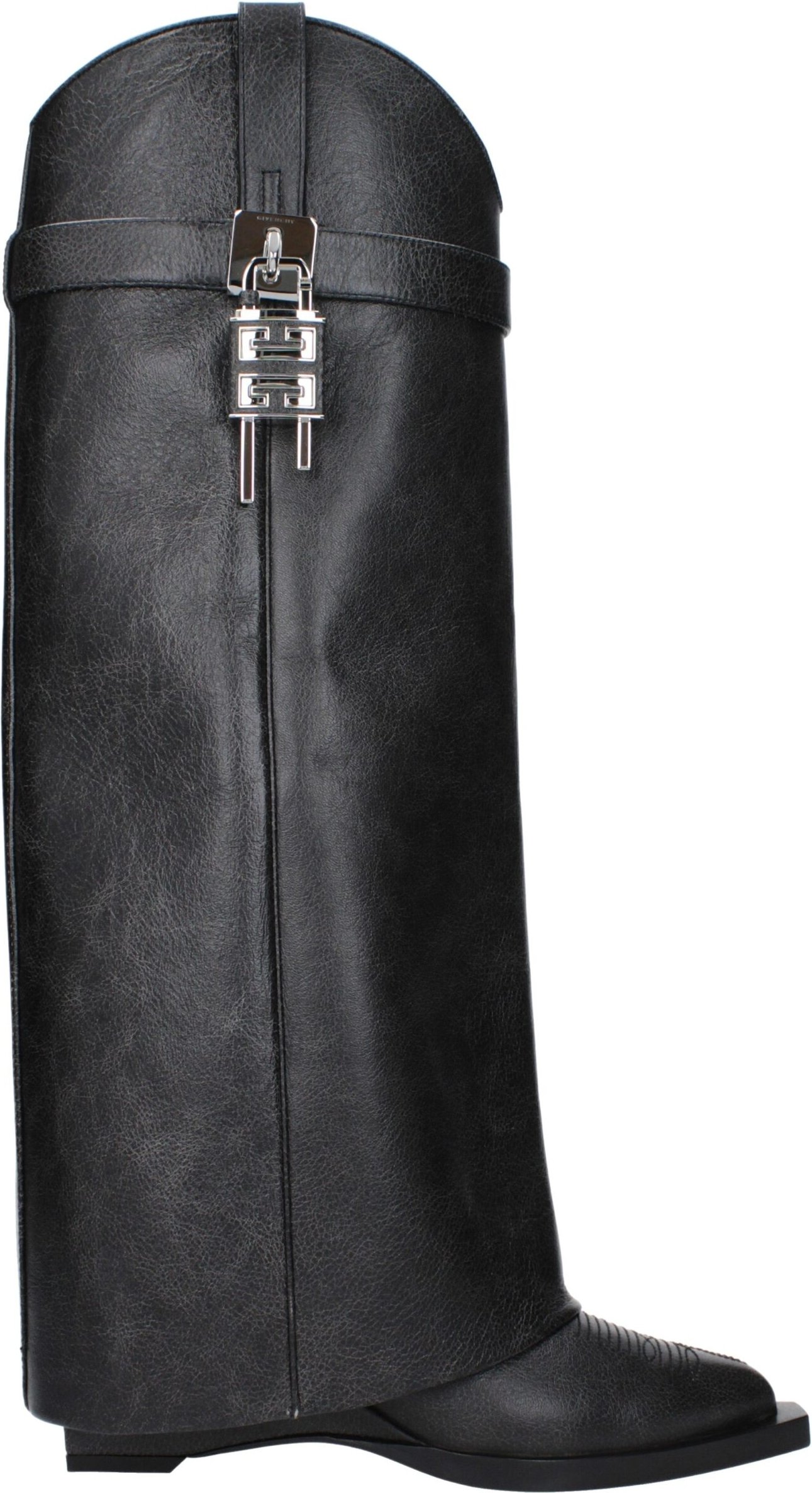 Hohe Leder-Dekorationsstiefel