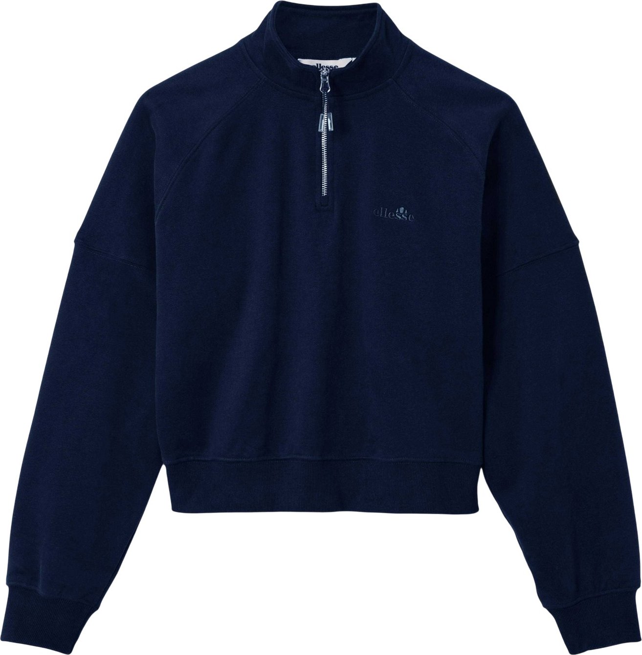 Ellesse - "Carrera" Sweatshirt für Damen, mit kurzem Reißverschluss (Marine)