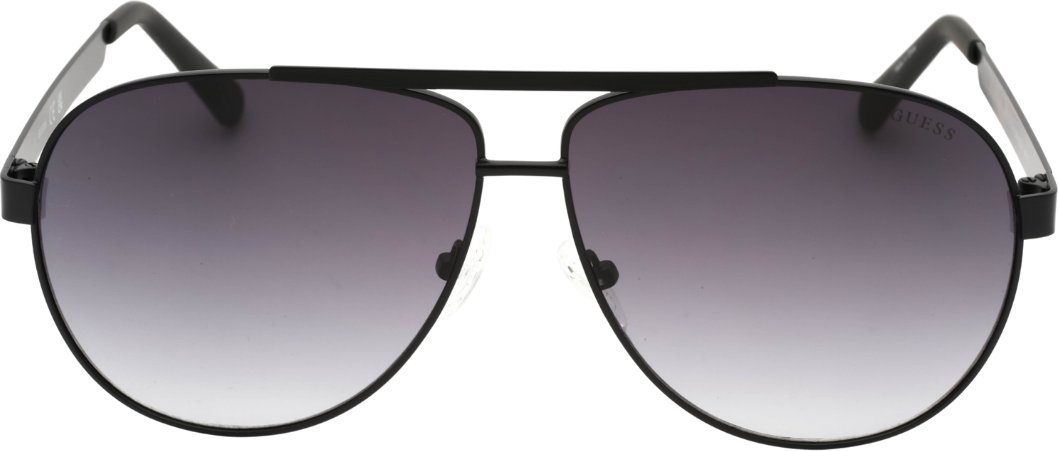 Guess Sonnenbrille mit mattschwarzen Farbverlaufsgläsern in Rauchoptik