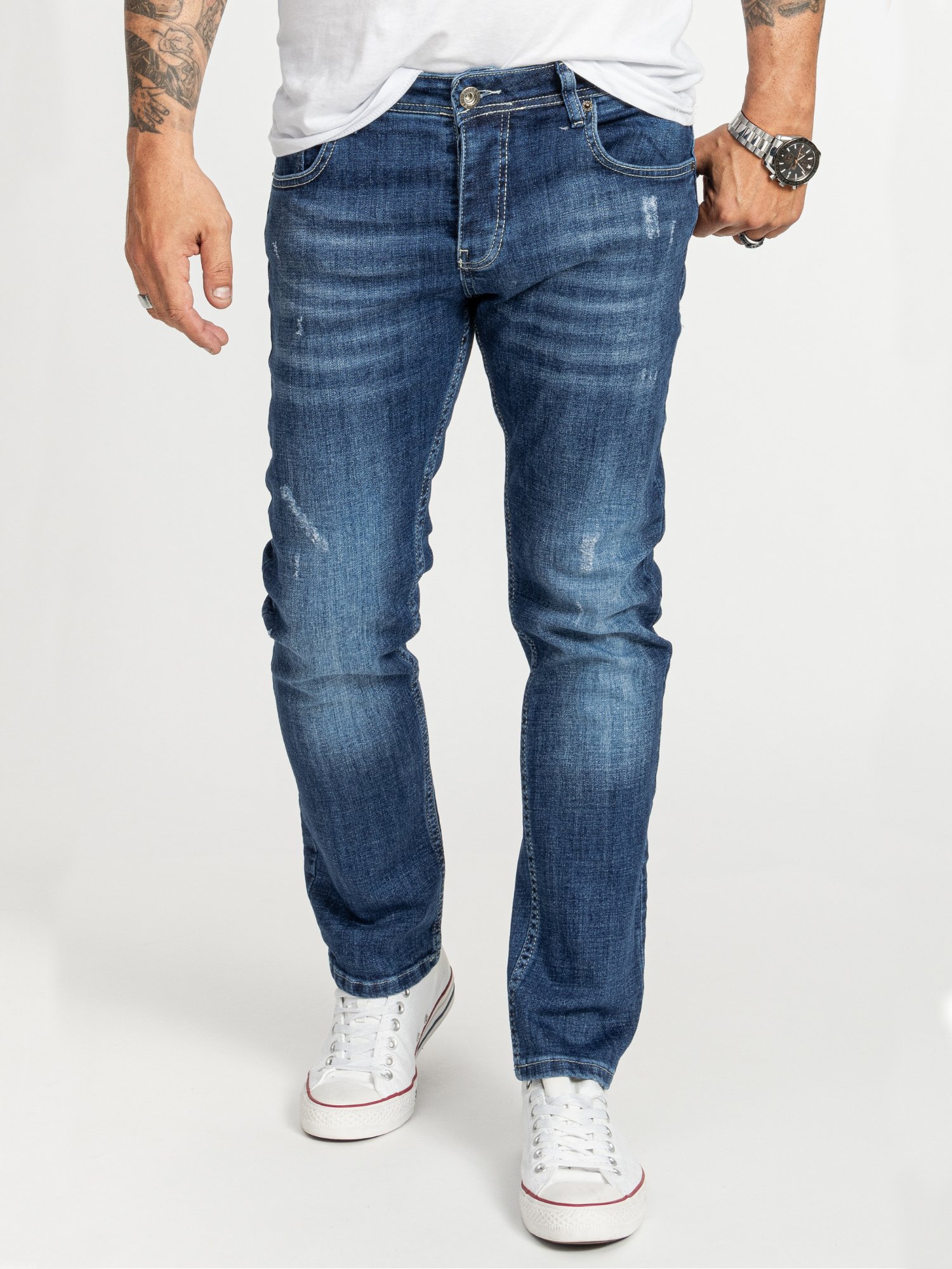 Rock Creek Jeans Blau