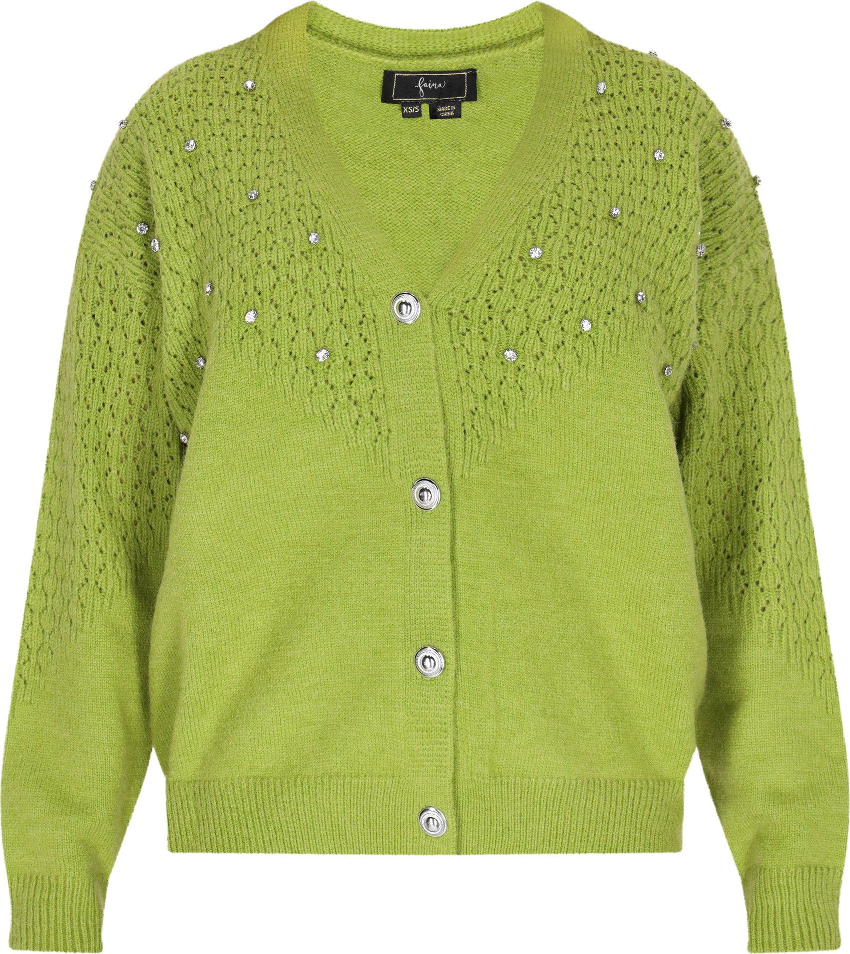 Thumbnail - Faina Strickjacke Damen grün