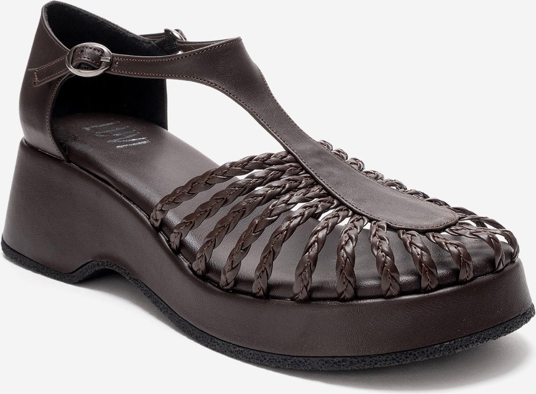 Barry Geflochten Keilabsatz Sandale