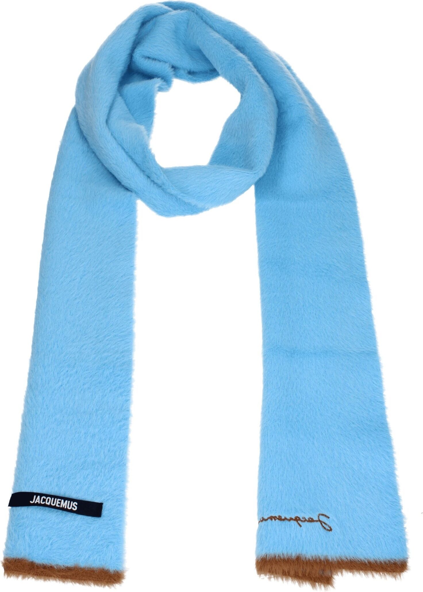 Le Fil Schal mit fransigen Kanten