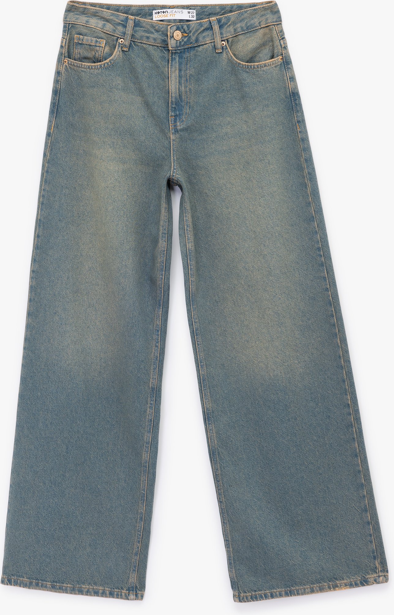 Koton HOSEN Damenweite Baumwolle-Jeans