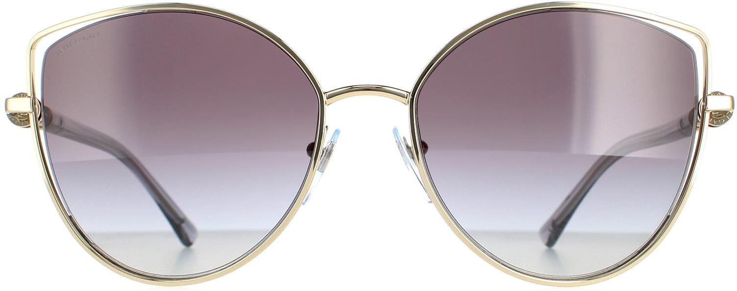Bvlgari Cat Eye Damen Blassgold Grau Farbverlauf BV6168
