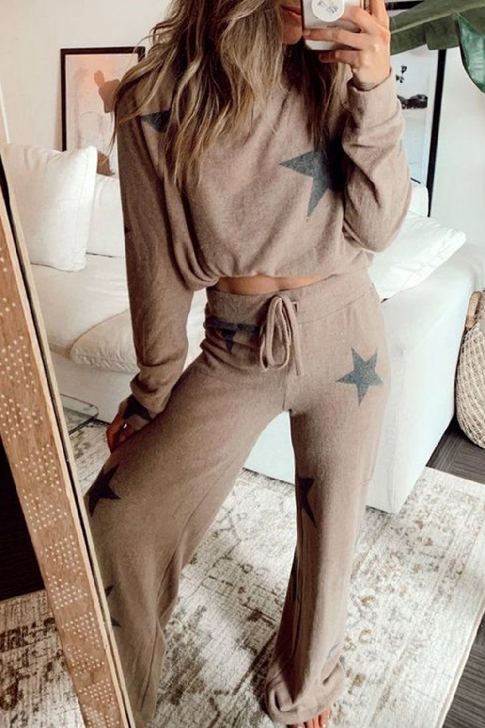 Sternen Druck Loungewear Set