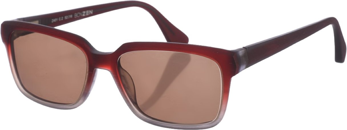 Unisex-Sonnenbrille Z401 aus Acetat in quadratischer Form