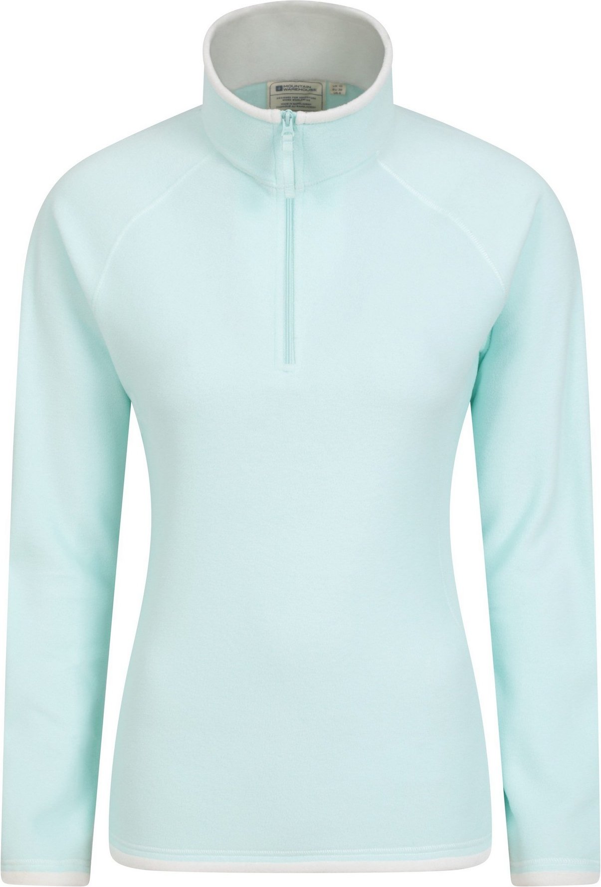 Mountain Warehouse Damen/Damen Montana Half Zip Fleece Top (Mint)