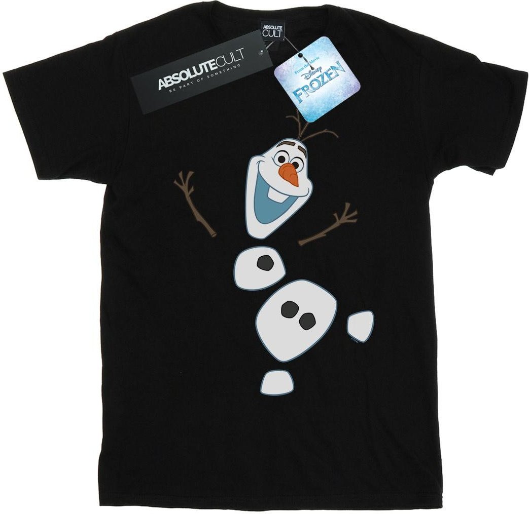 Disney - "Frozen Olaf Deconstructed" T-Shirt für Mädchen (Schwarz)