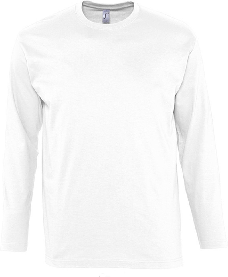 SOLS Monarch - T-shirt à manches longues - Homme (Blanc)
