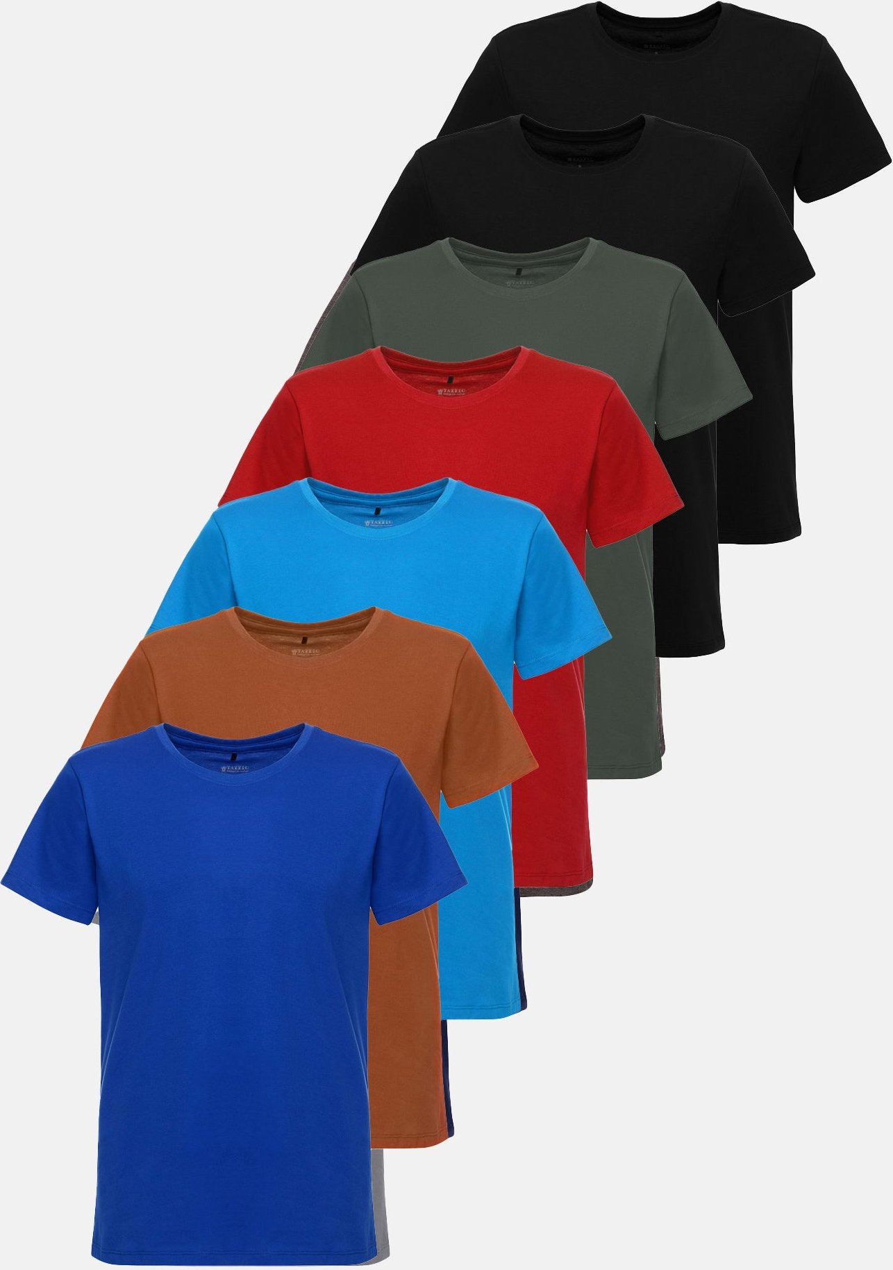 Thumbnail - Tazzio Herren T-Shirt Rundhals 7er-Pack