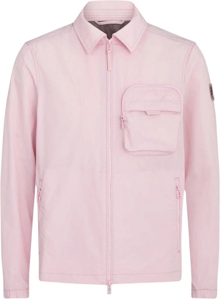 Belstaff Chalk Pink Board Overshirt-Jacke