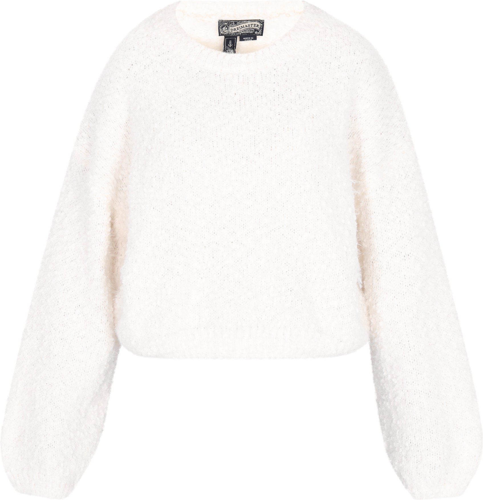 Thumbnail - Dreimaster Pullover Frauen cremefarben