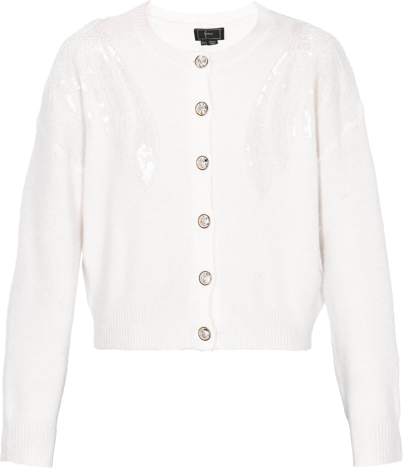 Thumbnail - Faina Strickjacke Frauen cremefarben