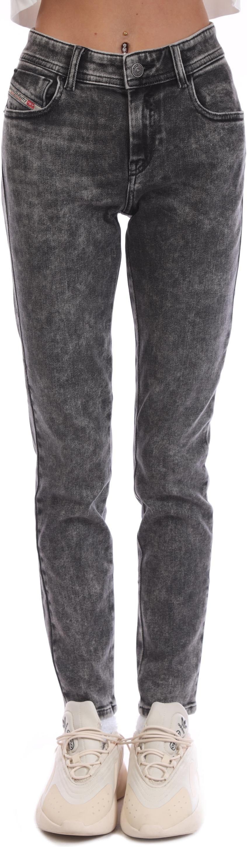 Diesel - "2017 Slandy" Jeans für Damen (Schwarz/Grau)