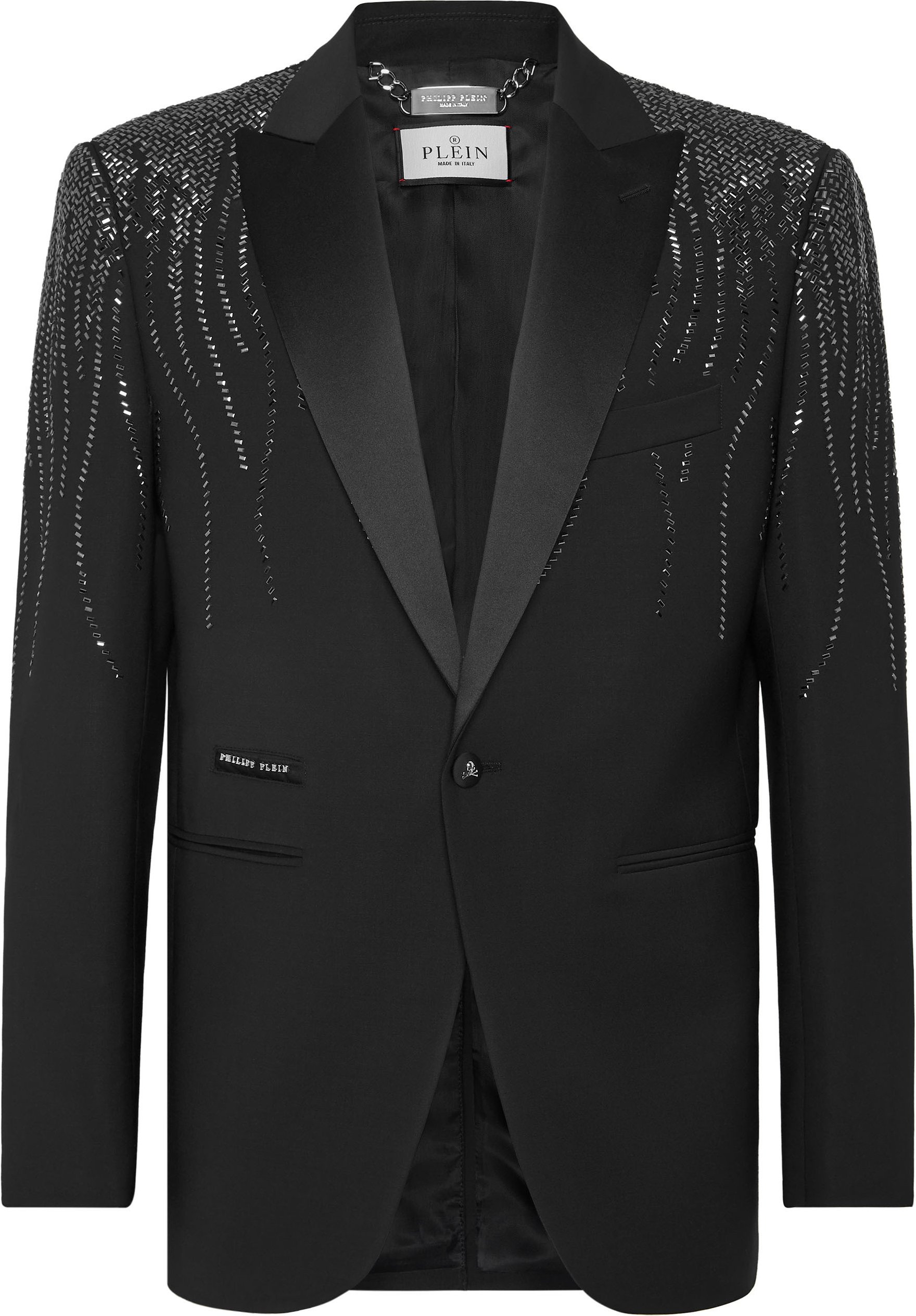 Einknopf-Blazer Slim Fit