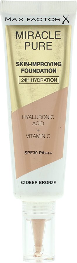 Thumbnail - Miracle Pure Fond De Teint Améliorant La Peau Hydratation 24h Spf30 #82-bronze Profond 30 ml