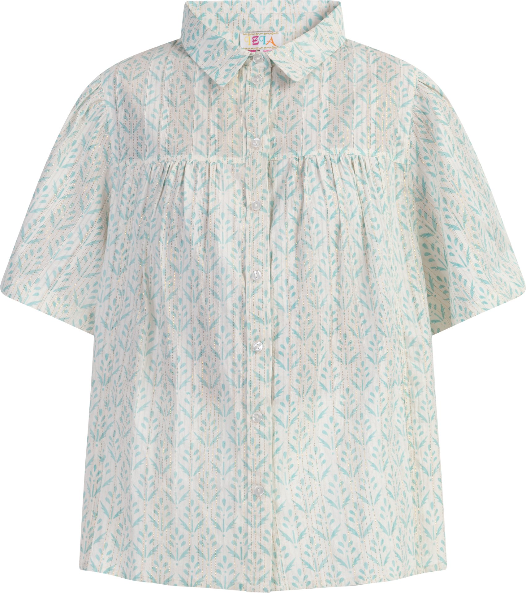 IZIA kurzarmbluse Damen türkis