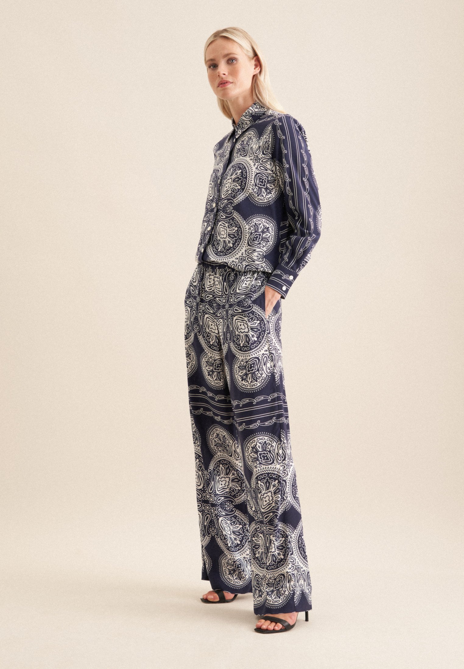 Hose Damen Dunkelblau